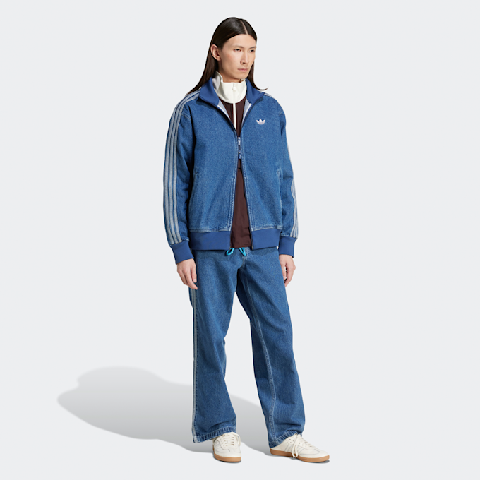 adidas Originals Denim Firebird Trainingsjacke blau 41960 5