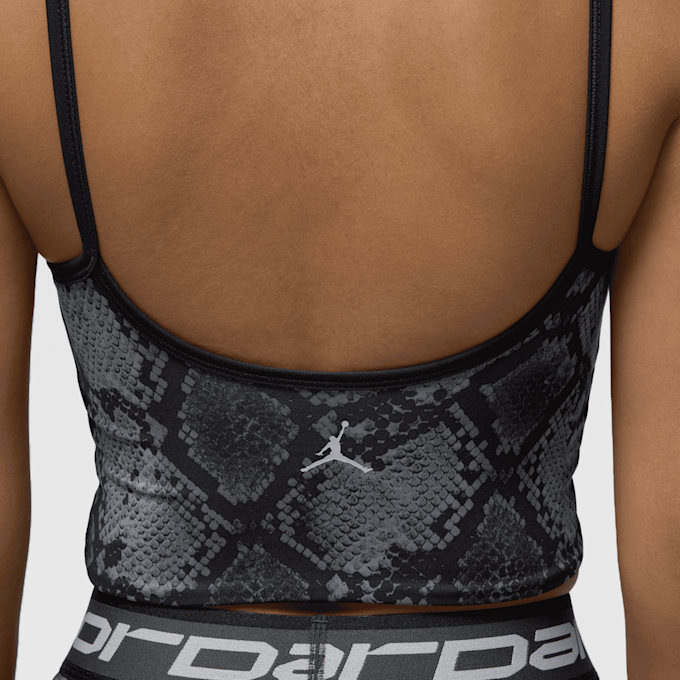 Jordan Sport All Over Print Cropped Tanktop schwarz 42177 4