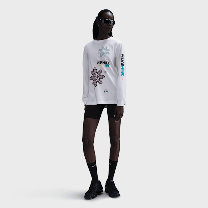 Nike Sportswear Long Sleeve AMD bianco 42210 5