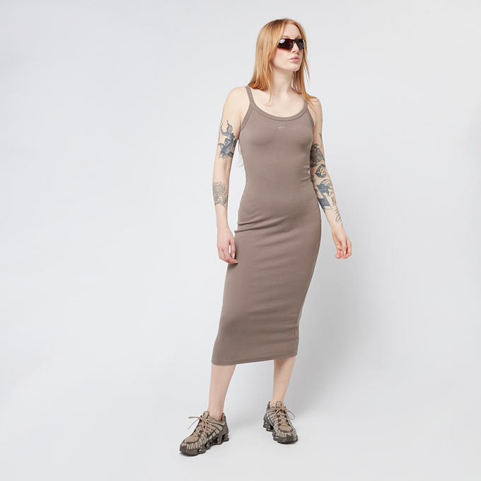 Nike Sportswear Chill Knit Mini-Rib Tank Dress smeđa 42251 4