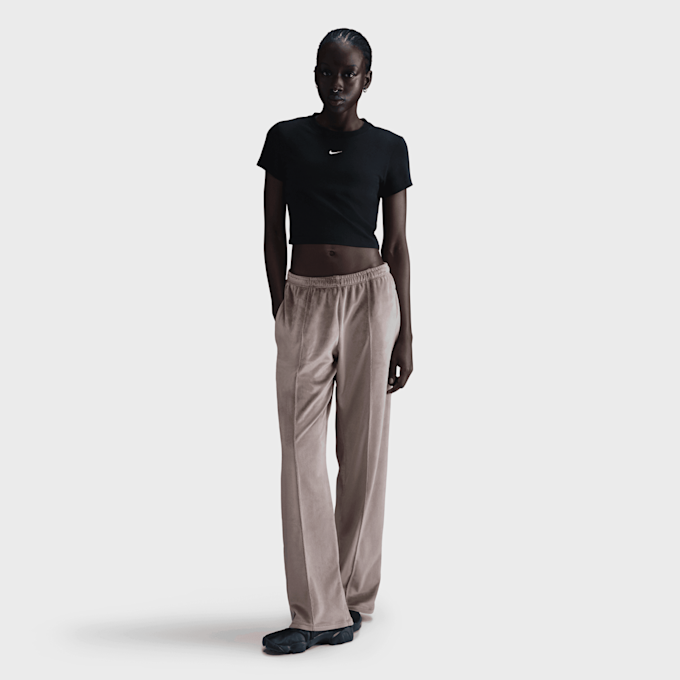 Nike Sportswear Chill Knit Crop Top nero 42282 3
