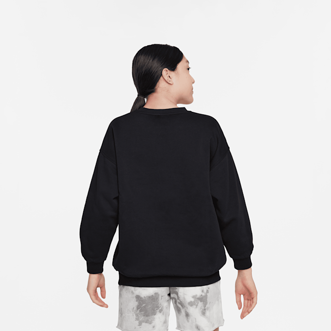 Nike Sportswear Club Fleece Oversized Crew nero 42197 2