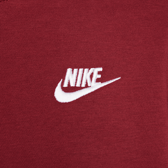 Nike Sportswear Club Fleece Oversized Full-Zip Hoodie rojo 42303 4