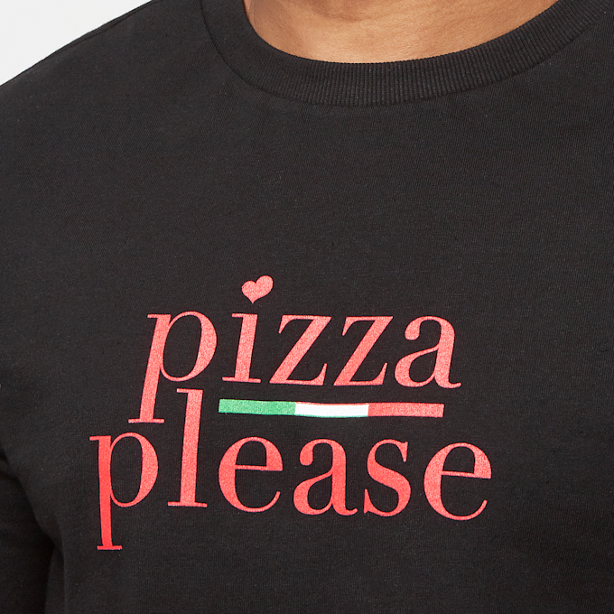 Mister Tee Pizza Please Tee noir 42271 3