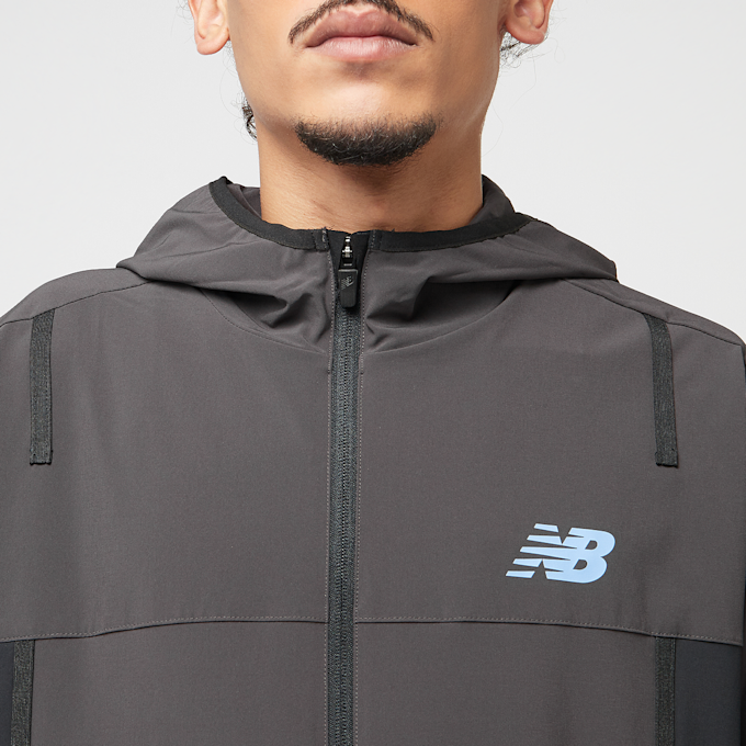 New Balance Woven Full Zip Jacket grijs 42332 3