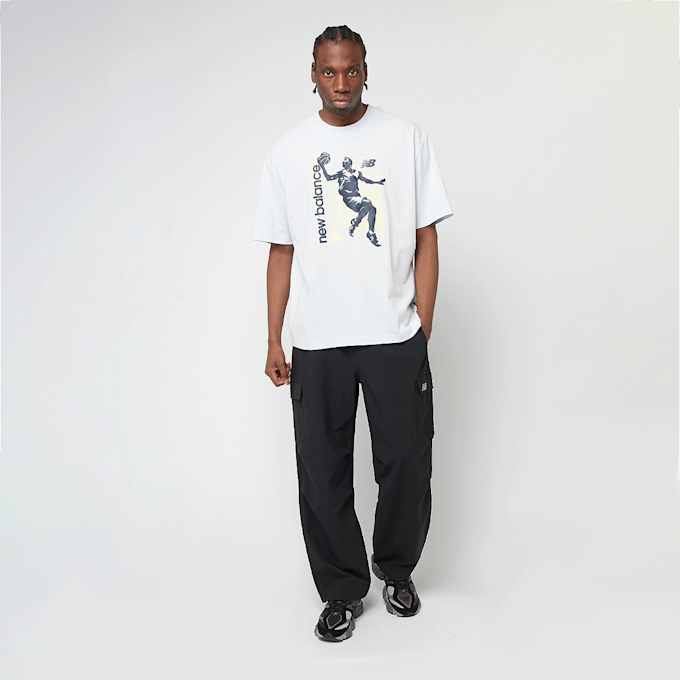 New Balance Hoops Graphic Vintage T-Shirt bleu 42273 4