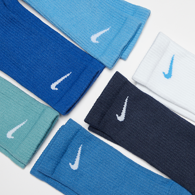 Nike 6 PACK - Everyday Plus Cushioned blauw 42376 2