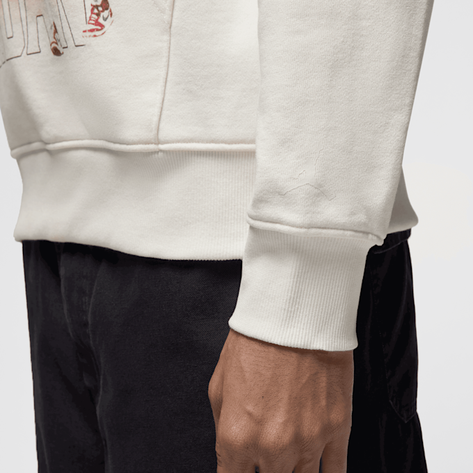 Jordan Flight Graphics Fleece Hoodie beige 42428 6