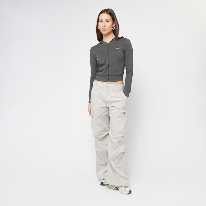 Nike Sportswear Full-Zip Hooded Long-Sleeve Top grigio 42442 4