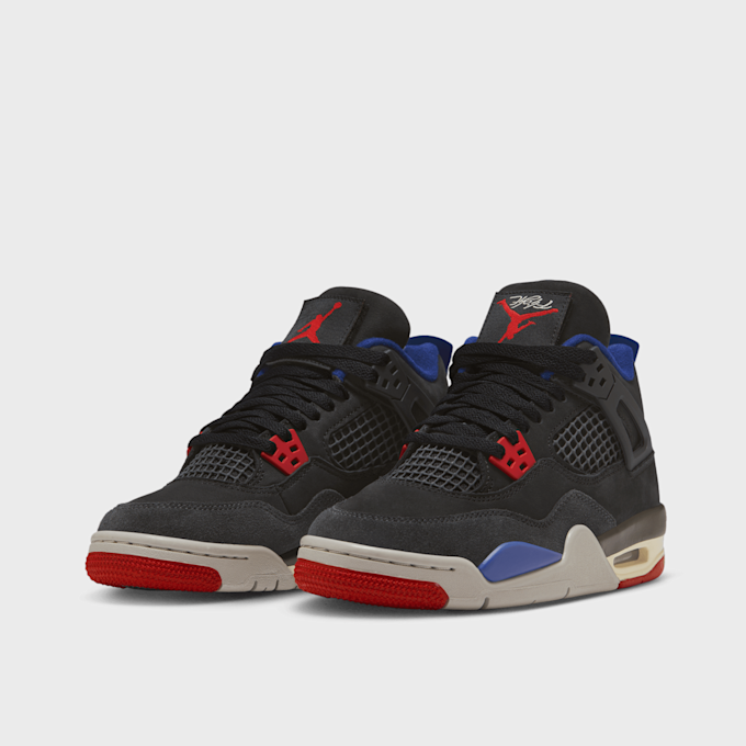 Jordan Air Jordan 4 Retro (GS) black/fire red/deep royal blue czarny 42576 4