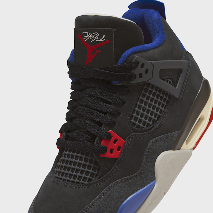 Jordan Air Jordan 4 Retro (GS) black/fire red/deep royal blue czarny 42576 7