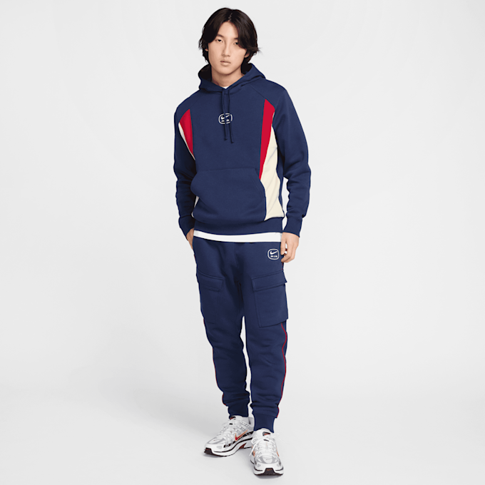 Nike Sportswear Swoosh Air Fleece Hoodie blauw 42536 5