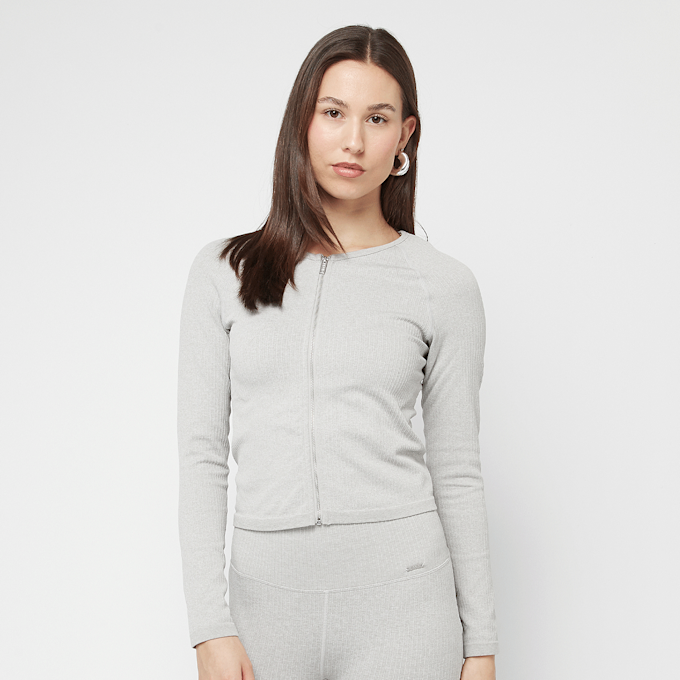 aim'n Ribbed Seamless Zip Jacket grijs 42690 1