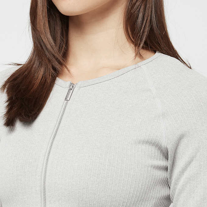 aim'n Ribbed Seamless Zip Jacket grijs 42690 3