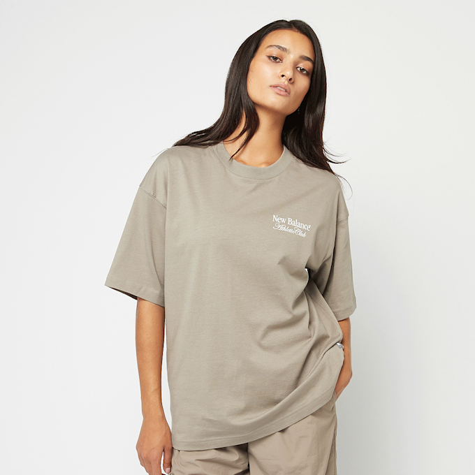 New Balance Linear Graphic Oversized T-Shirt gris 42725 1