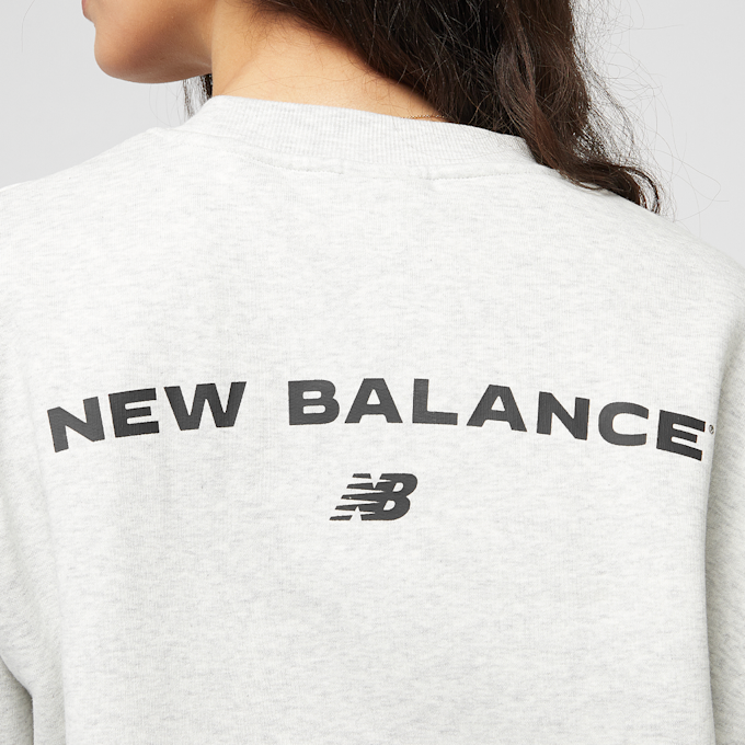 New Balance Reimagined Fleece Crew cinzento 42737 4