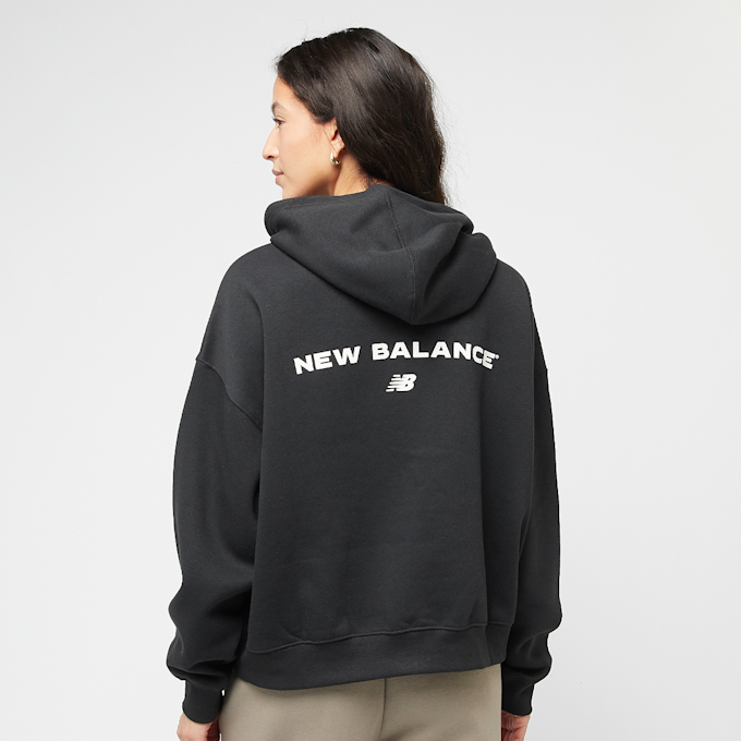 New Balance Reimagined Fleece Hoodie schwarz 42739 1