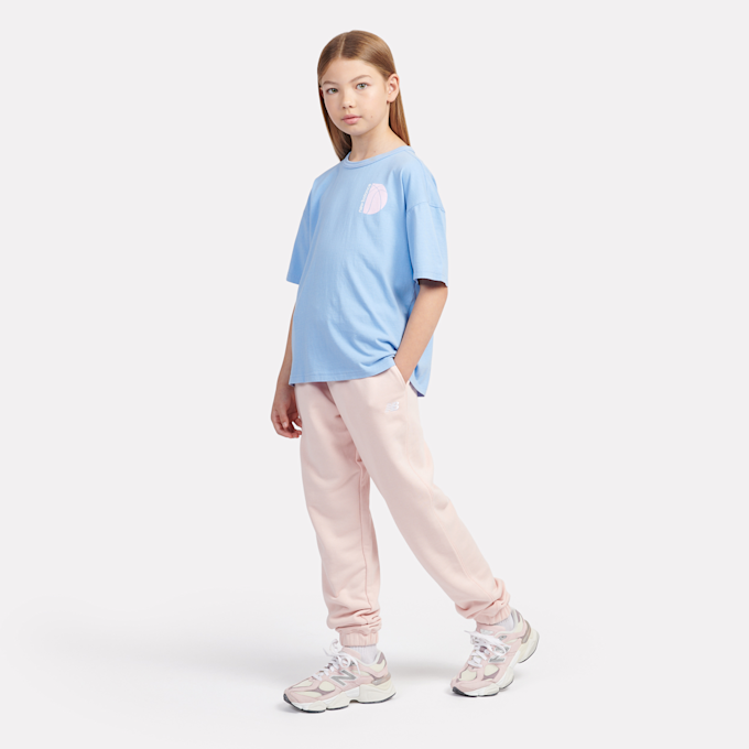 New Balance Hoops Court Graphic Tee niebieski 45242 6