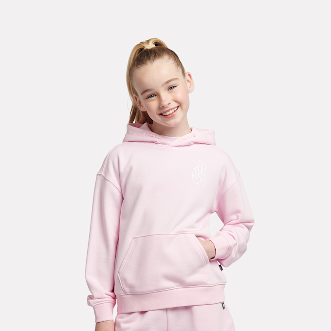 New Balance Peace Back Graphic French Terry Hoodie rosa  45245 1