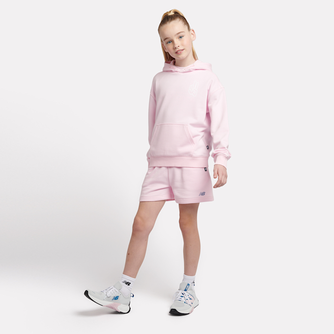New Balance Peace Back Graphic French Terry Hoodie rosa  45245 6