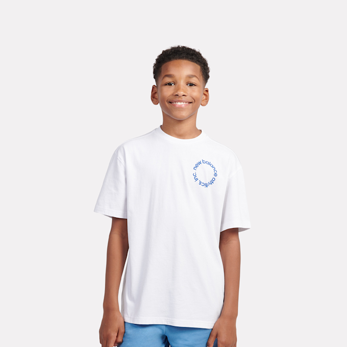 New Balance Circular Logo Graphic Tee wit 45302 1