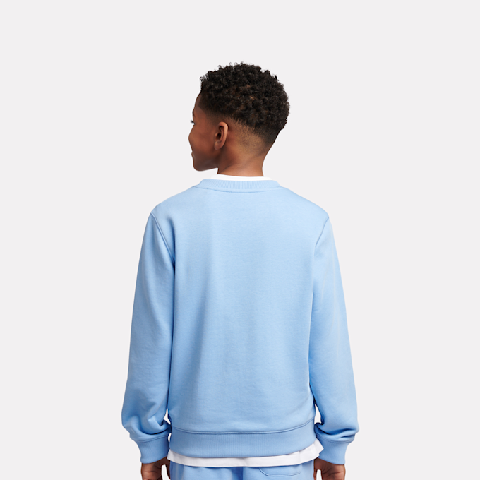 New Balance French Terry Small Logo Crew bleu 45260 2