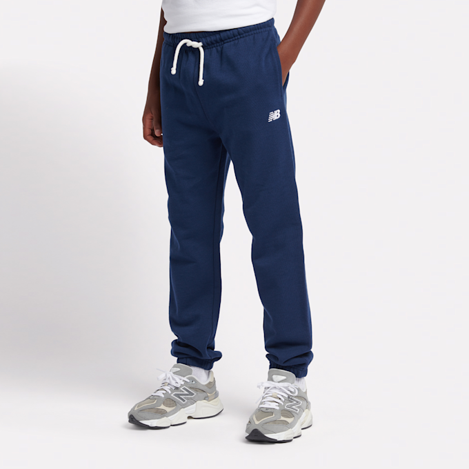 New Balance French Terry Small Logo Jogger niebieski 45264 1