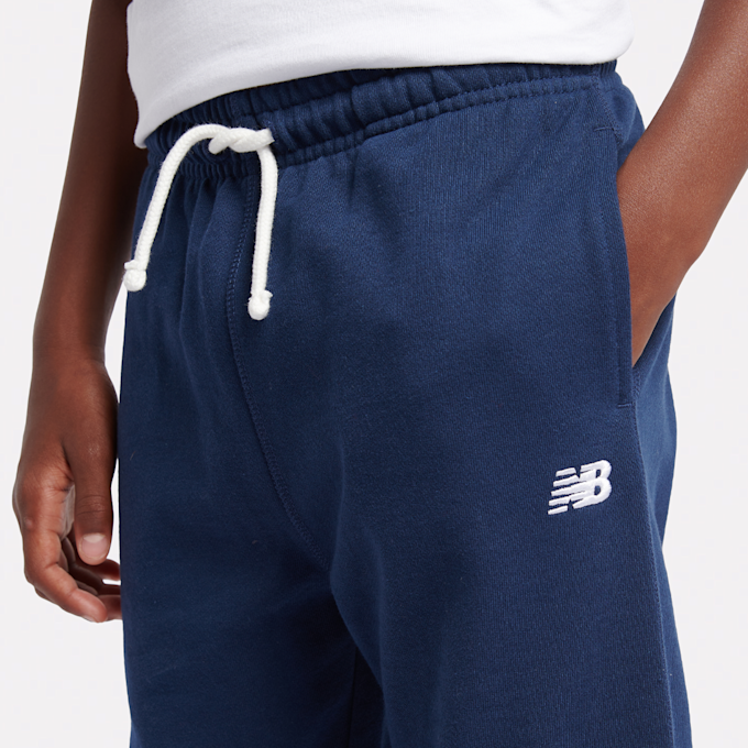 New Balance French Terry Small Logo Jogger niebieski 45264 3