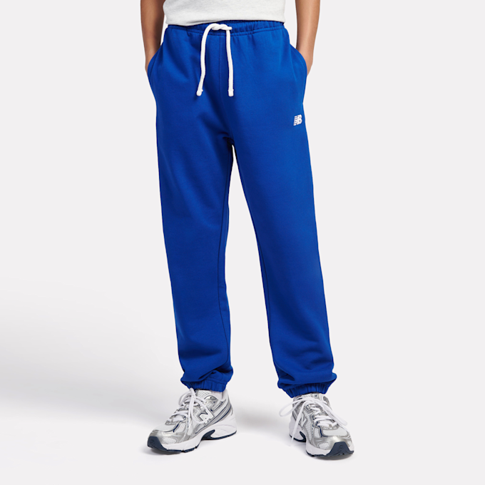 New Balance French Terry Small Logo Jogger niebieski 45265 1