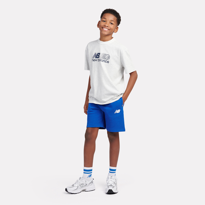 New Balance Circular Logo Graphic Short azul 45268 5