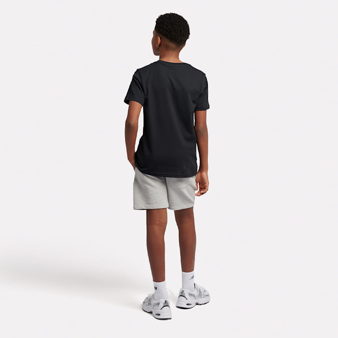 New Balance Stacked Logo Tee & LB Short Set siva 45271 2