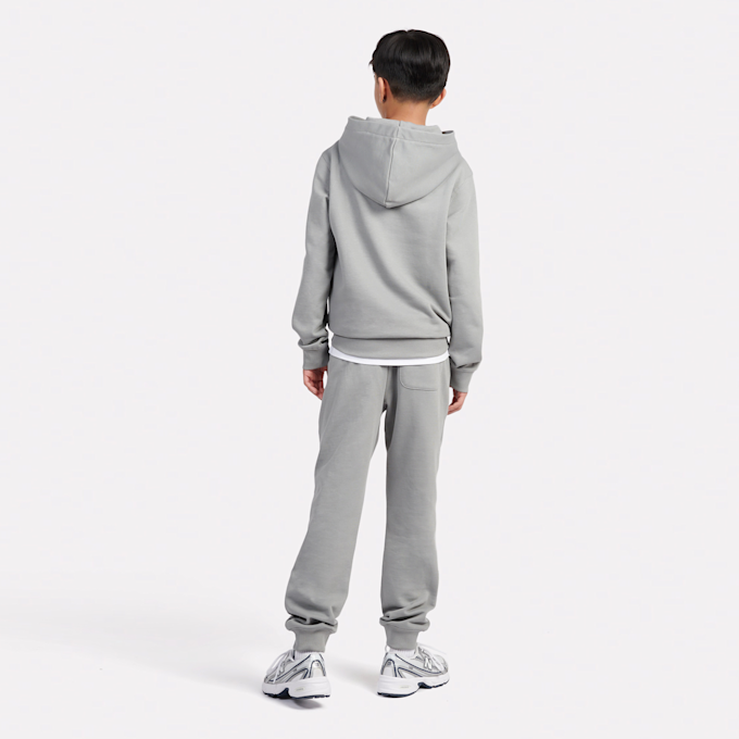 New Balance French Terry Stacked Logo Hoodie grijs 45272 2