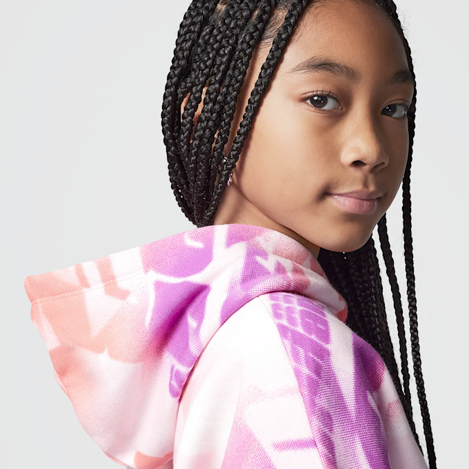 Jordan Triple Team All Over Print Hoodie lichtroze 42920 3