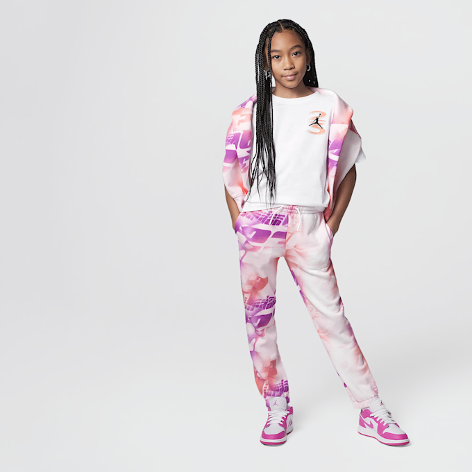 Jordan Triple Team All Over Print Pants lichtroze 42921 7