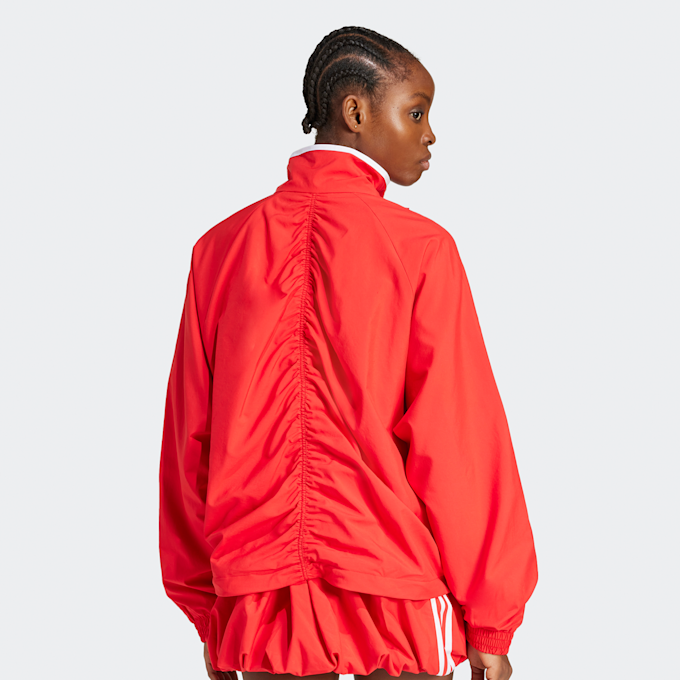adidas Originals Woven 3-Streifen Zip Trainingsjacke rot 42961 2