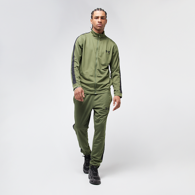 Under Armour UA Rival Knit Track Suit marine od green verde 43007 1