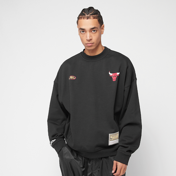 Mitchell & Ness NBA Oversweep Crewneck Sweater Chicago Bulls nero 44864 2