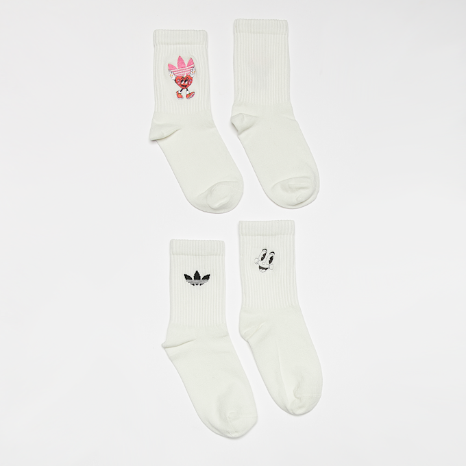 adidas Originals Chaussettes Crew Nelson Valentine (2 Pack) blanc 43094 2