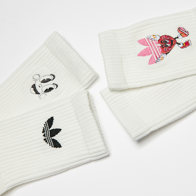 adidas Originals Crew Calze Nelson Valentine (2 Pack) bianco 43094 3
