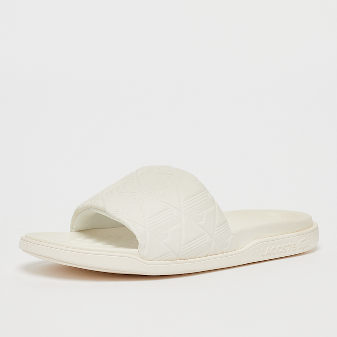Lacoste Serve Slide Dual Monogram blanc 44693 2