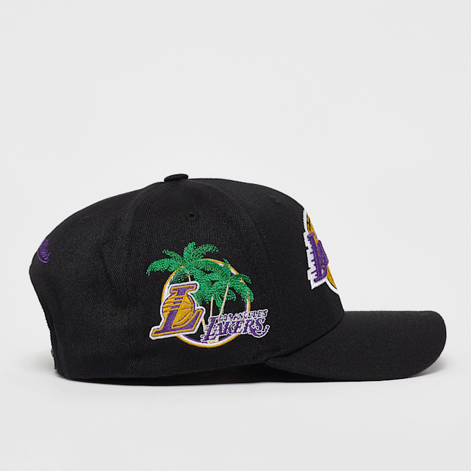 Mitchell & Ness Custom Patch Classic Red NBA Los Angeles Lakers zwart 44727 3