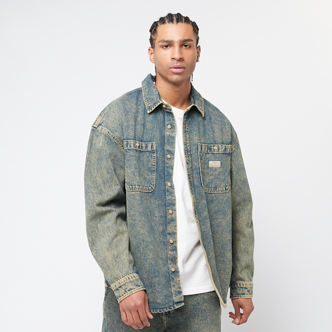 Dickies Houston Longsleeve Shirt niebieski 44735 1