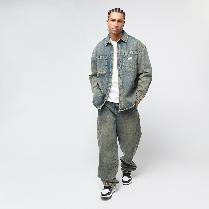 Dickies Houston Longsleeve Shirt niebieski 44735 4