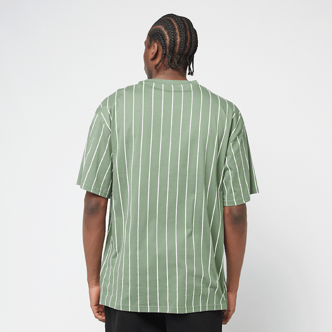 Karl Kani SIGNATURE PINSTRIPE TEE green/white verde 44835 2