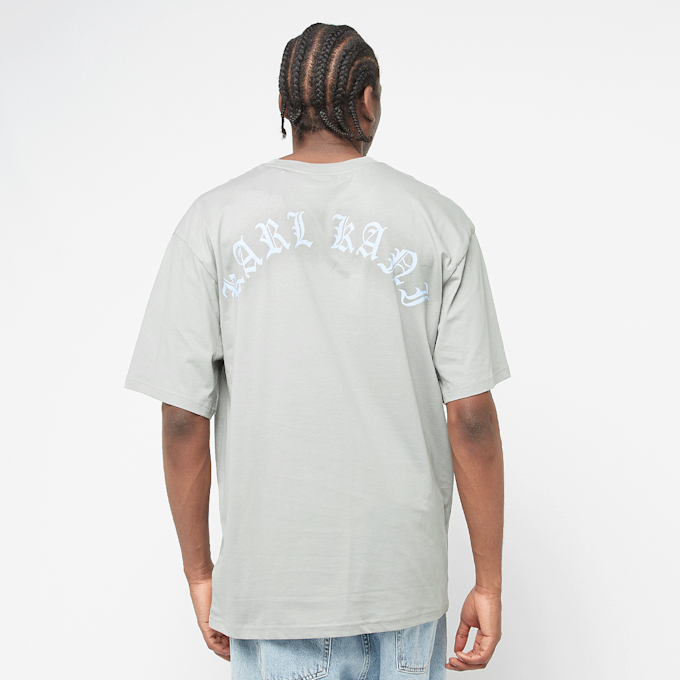 Karl Kani SIGNATURE KANI OLD ENGLISH TEE grey/light blue szary 44836 1