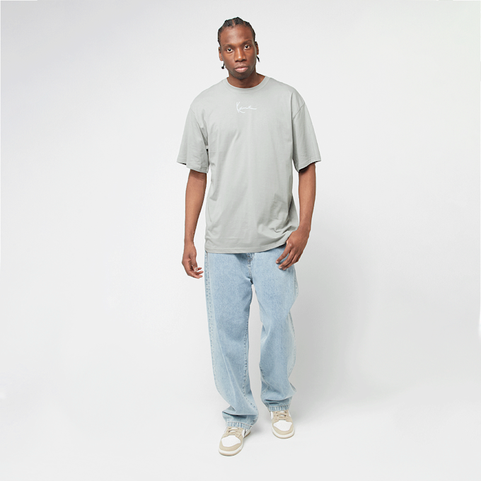Karl Kani SIGNATURE KANI OLD ENGLISH TEE grey/light blue szary 44836 5