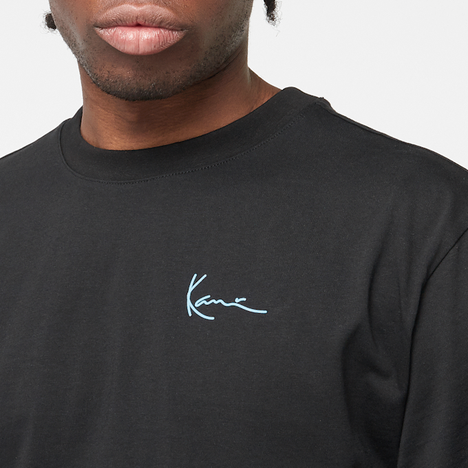 Karl Kani SIGNATURE KANI TAG TEE black/light blue czarny 44840 3