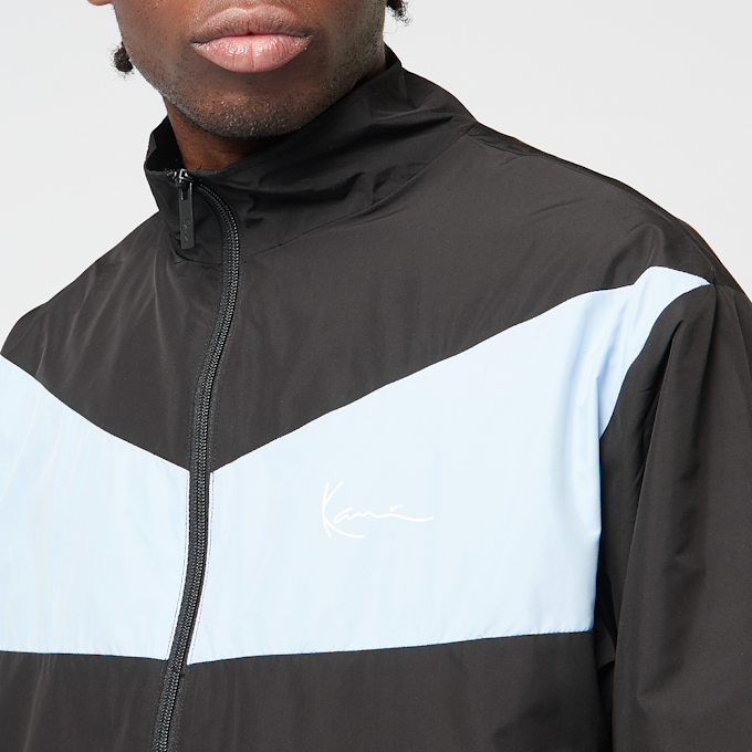 Karl Kani SIGNATURE TRACKJACKET black/light blue czarny 44845 3