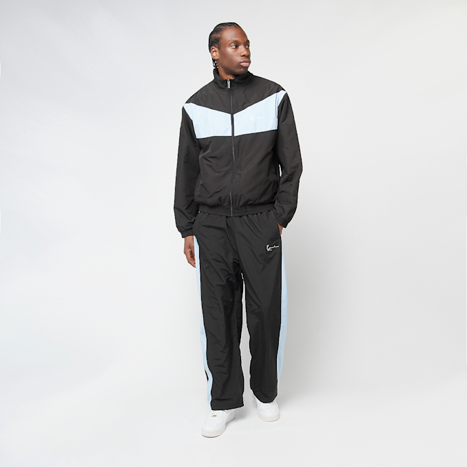 Karl Kani SIGNATURE TRACKJACKET black/light blue czarny 44845 4