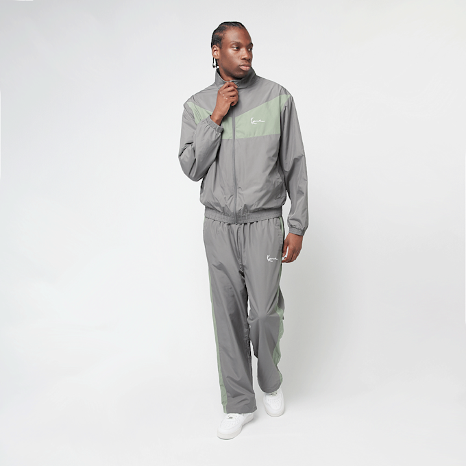 Karl Kani SIGNATURE TRACKPANTS dark grey/green szary 44854 6